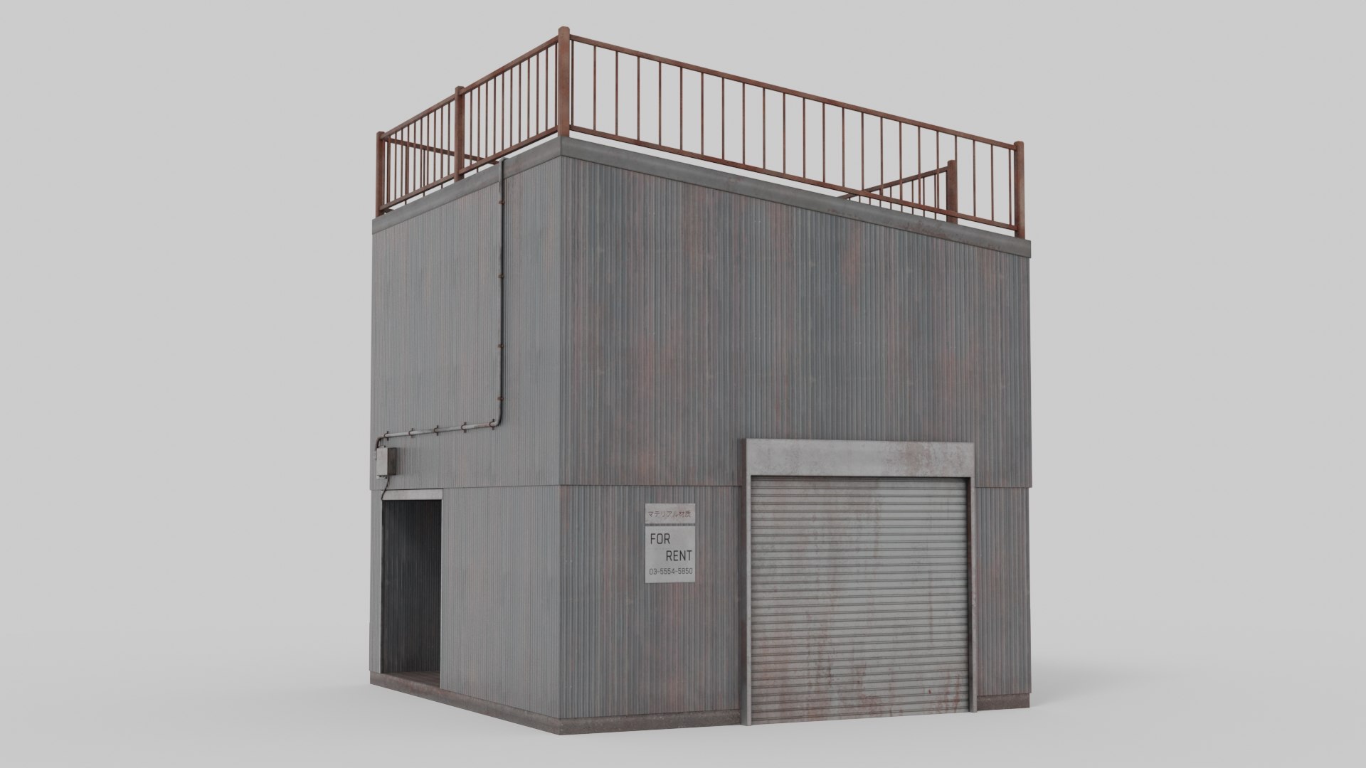 Japanese Technical Building 3D Model - TurboSquid 2327605