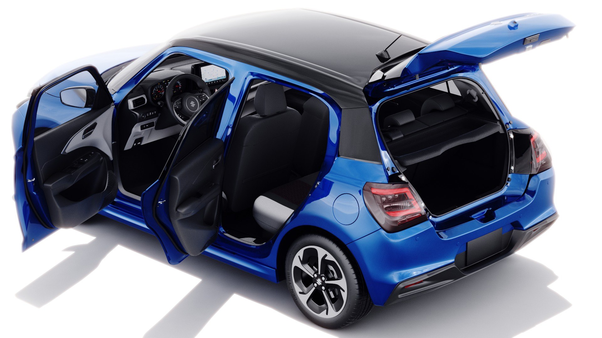 Suzuki Swift 2024 With Interior Model - TurboSquid 2203423