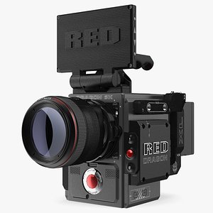 Red Dragon 5K Cinema Camera 3D model