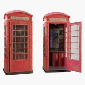 Phone Booth 3D model