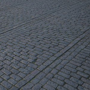 pavement cobblestone 3D model