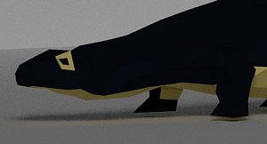 Low Poly Komodo Dragon
