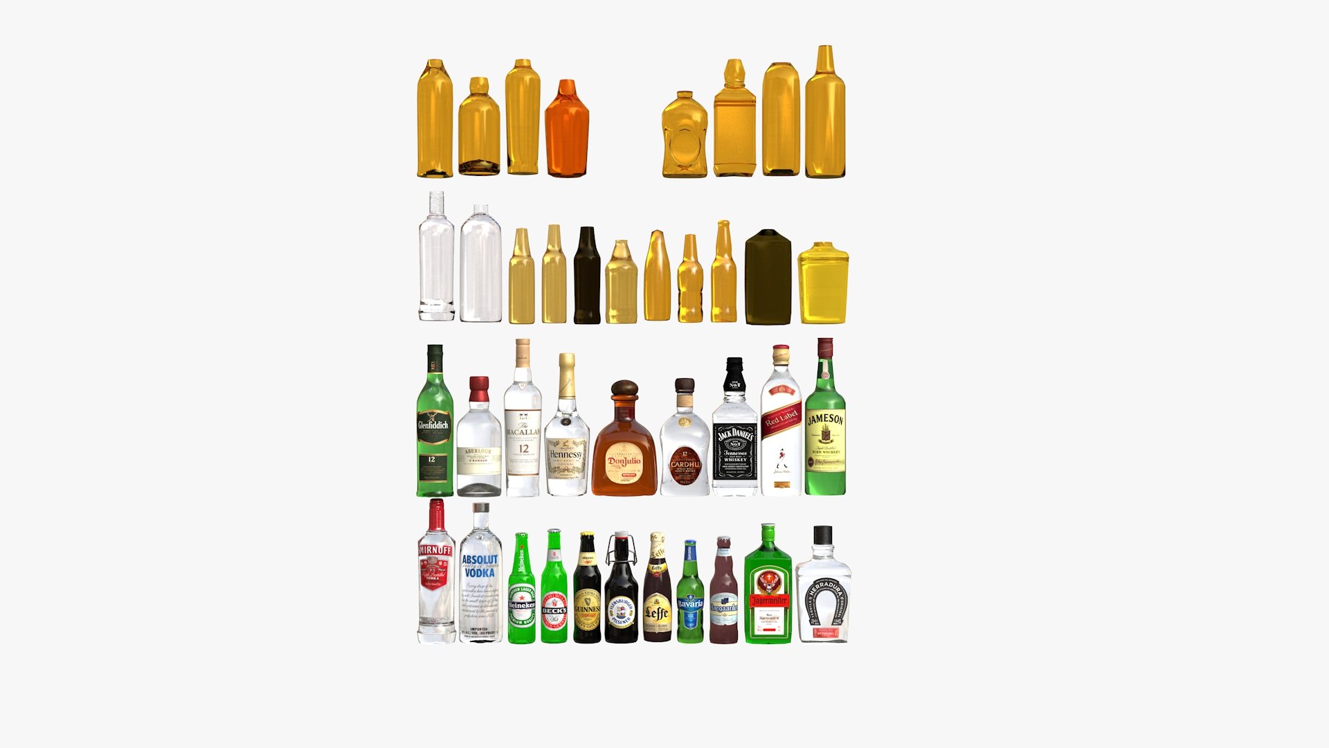 liquor bottles 3D https://p.turbosquid.com/ts-thumb/i9/RVxtR0/EFNuw3IU/05/jpg/1581604481/1920x1080/fit_q87/1c9ea502e8aed340415edd8cf8bc51475774766e/05.jpg