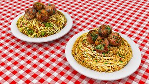 Meatball Spaghetti
