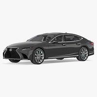 Lexus LS 500 2018 Simple Interior 3D Model