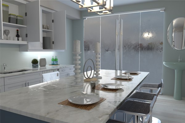 3D model Photorealistic Kitchen