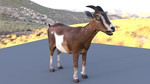 GoatTextureRigged 3D