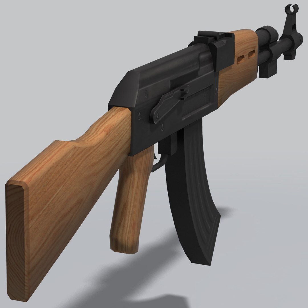 Kalashnikov Ak47 3d 3ds