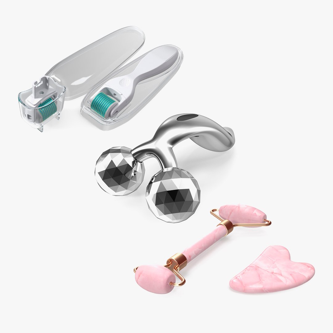 Facial Massagers Collection 3D model preview