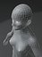 Modello 3D animato e truccato con base del corpo femminile 10k poligoni