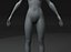Modello 3D animato e truccato con base del corpo femminile 10k poligoni