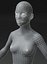Modello 3D animato e truccato con base del corpo femminile 10k poligoni