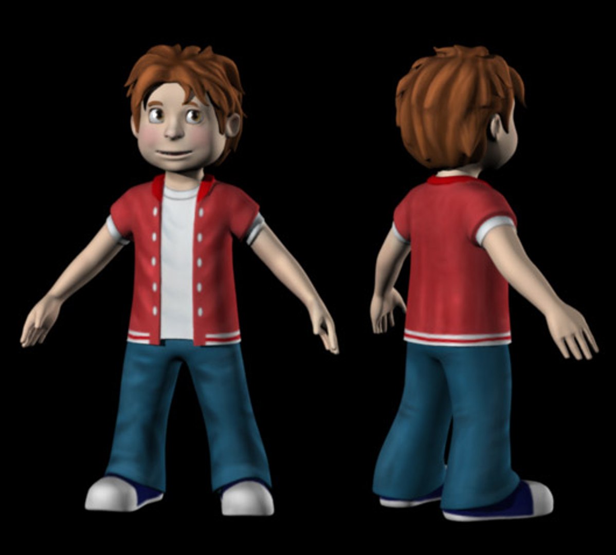 Little Kid 3d Model