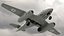 fighter aircraft messerschmitt 262 3d model