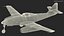fighter aircraft messerschmitt 262 3d model