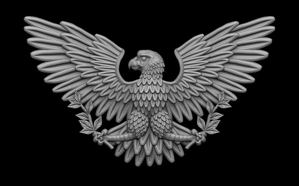 Eagle Coat of arms of USA model