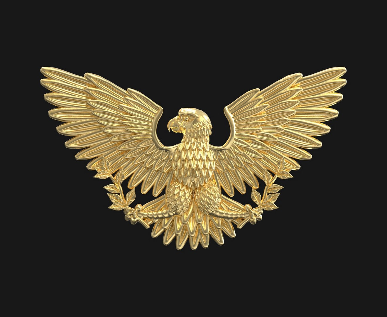 Eagle Coat of arms of USA model - TurboSquid 1878632