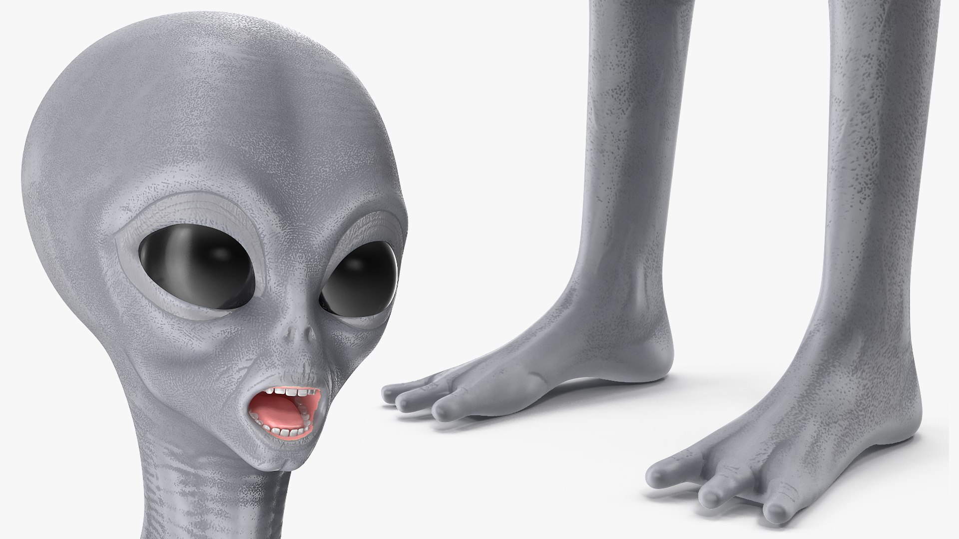 3D Alien Rigged Character Model - TurboSquid 1602259