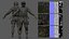 Soldato militare 04 - Personaggio tattico pronto per il gioco, modello 3D low-poly