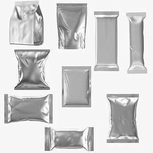 Food packaging collection 9in1 3D