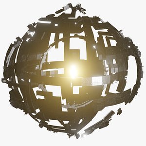 Autonomous Spacecraft - Planet 3D Model Animated 3D model