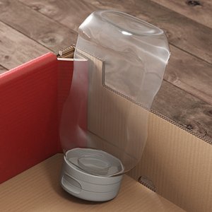 Empty Squeeze Bottle Clear 3D model