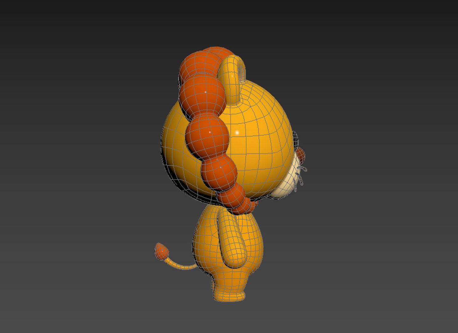 3D Lion Character Model - TurboSquid 1640228