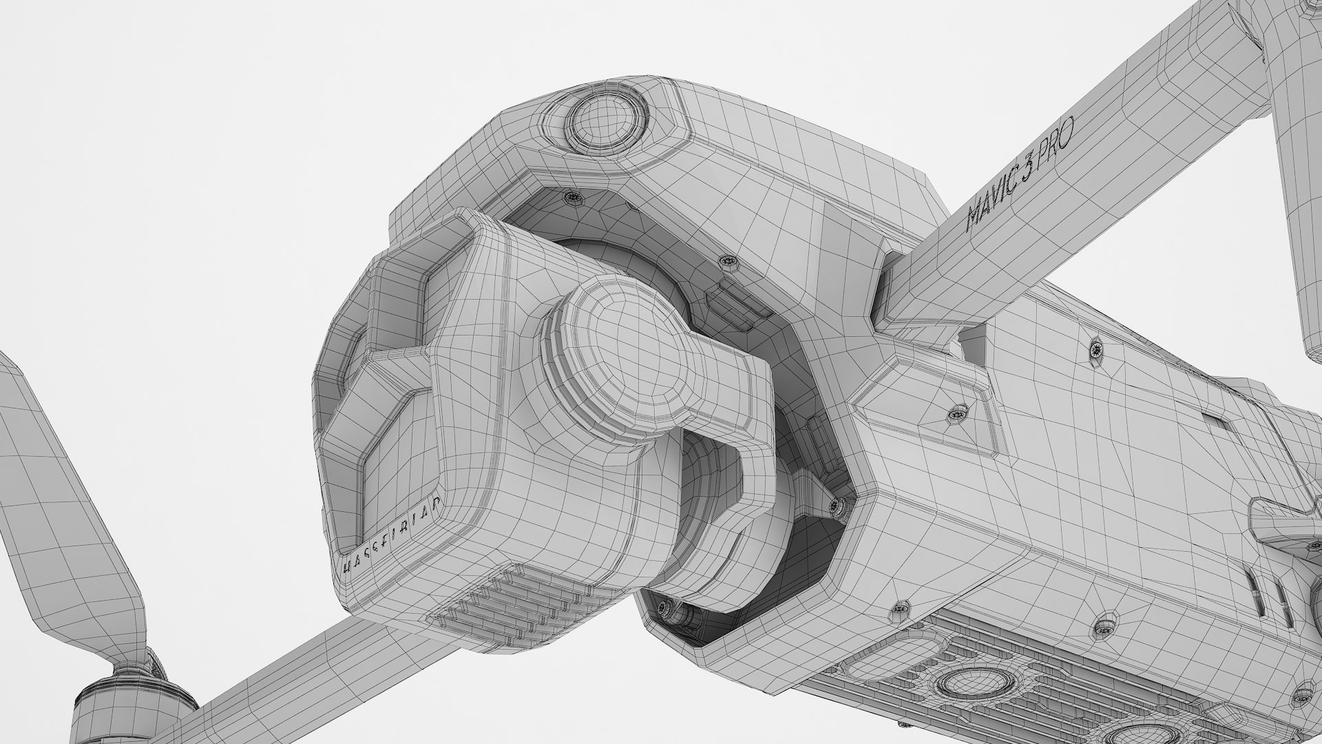 DJI Mavic 3 Pro 3D model - TurboSquid 2096247