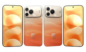 3D model Huawei Nova 16 SE Dawn Orange