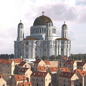 3D Great Church model