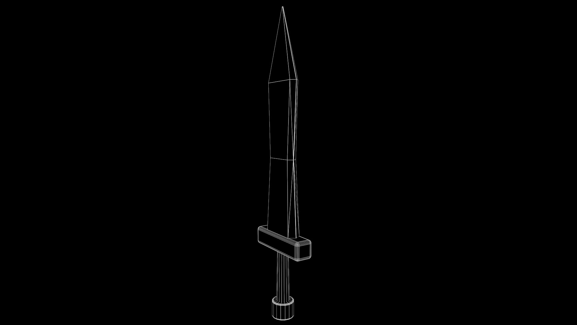 Stylized Sword - Game Ready - Low Poly - PBR 3D Model Low-poly 3D Model ...