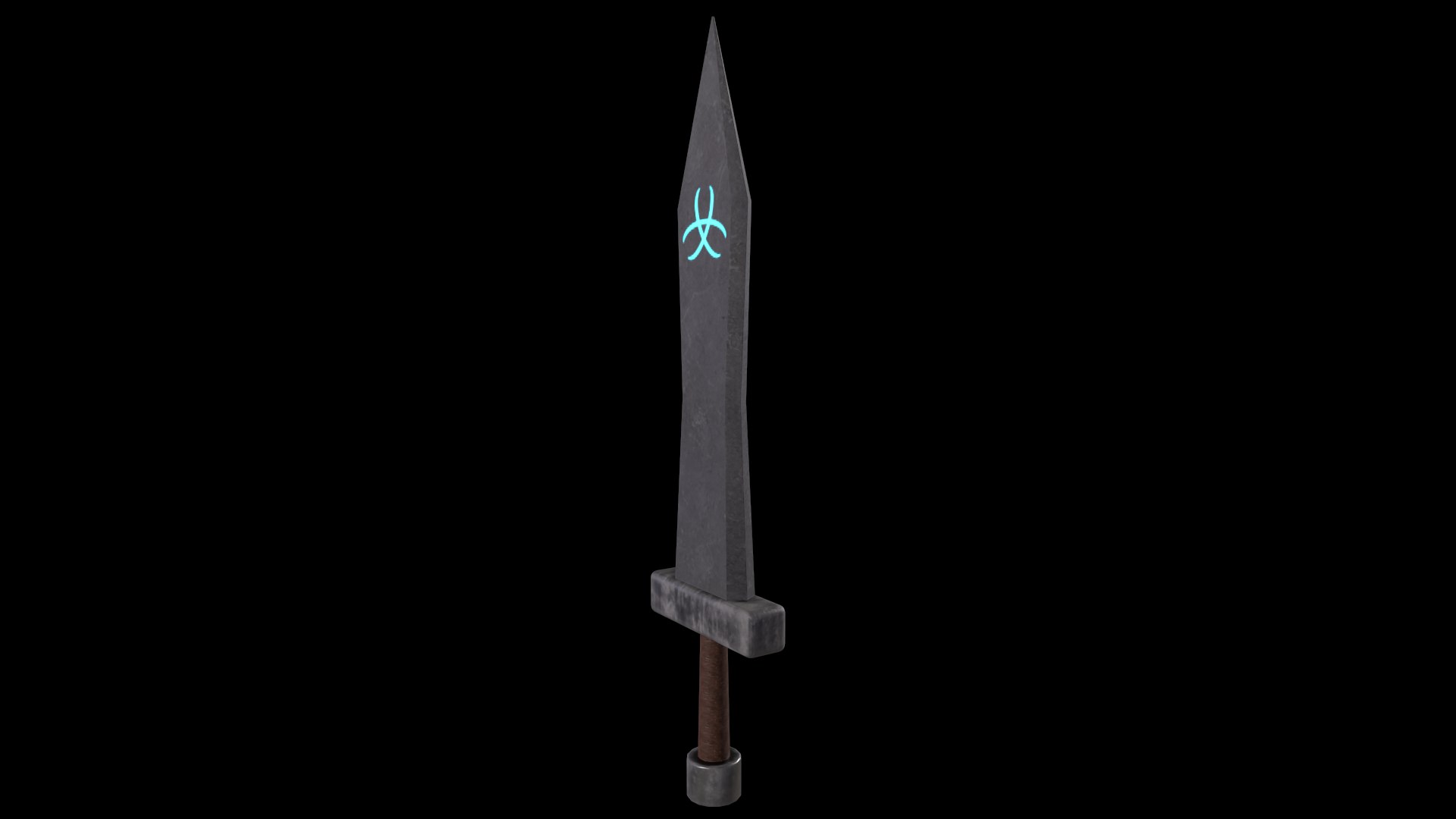 Stylized Sword - Game Ready - Low Poly - PBR 3D Model Low-poly 3D Model ...