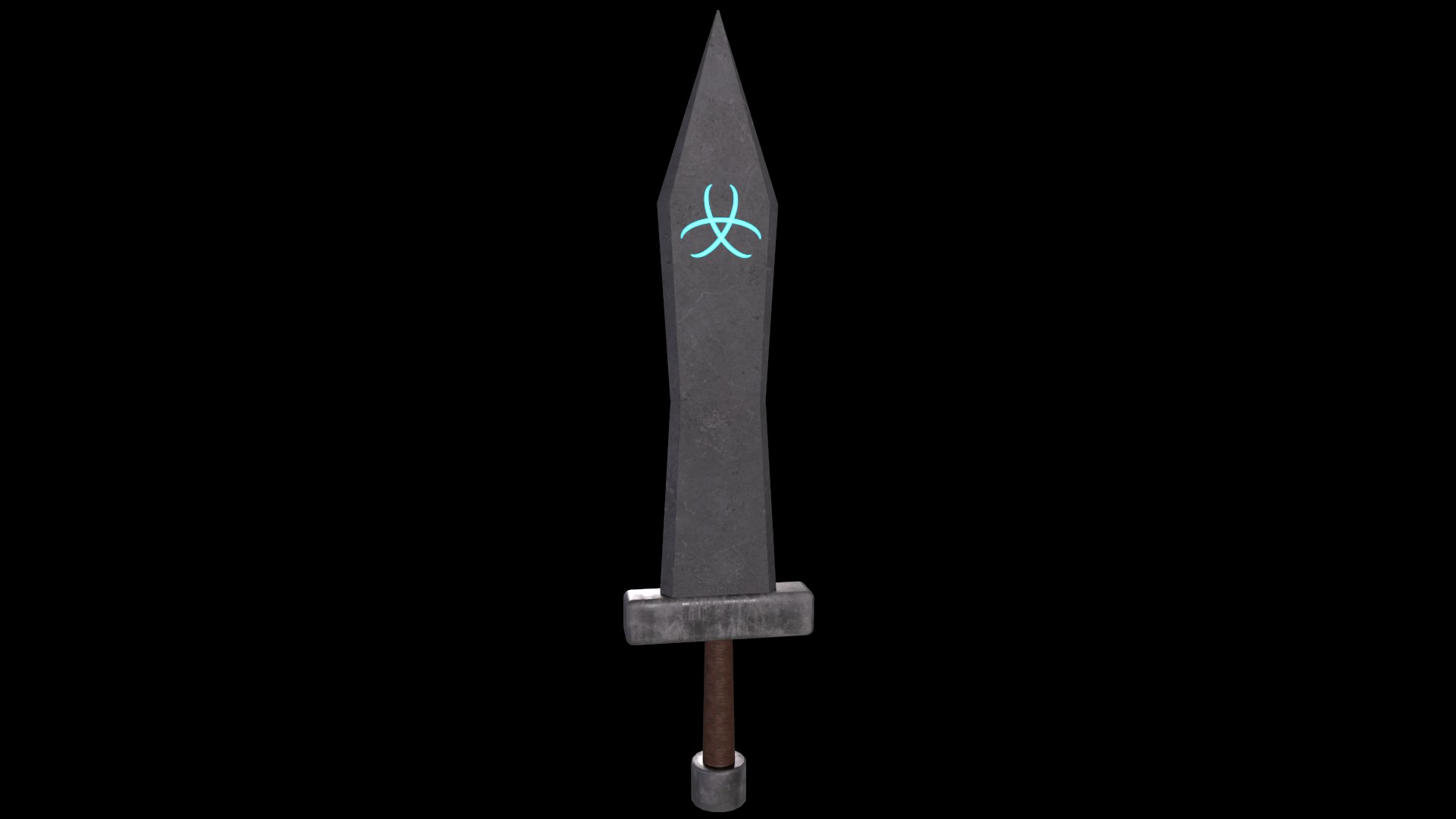 Stylized Sword - Game Ready - Low Poly - PBR 3D Model Low-poly 3D Model ...