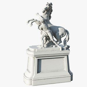 Horse Statue at Belvedere Palace model