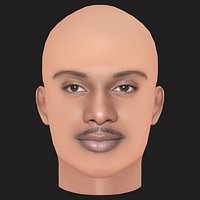 Low Poly Playboi Carti Rapper Head