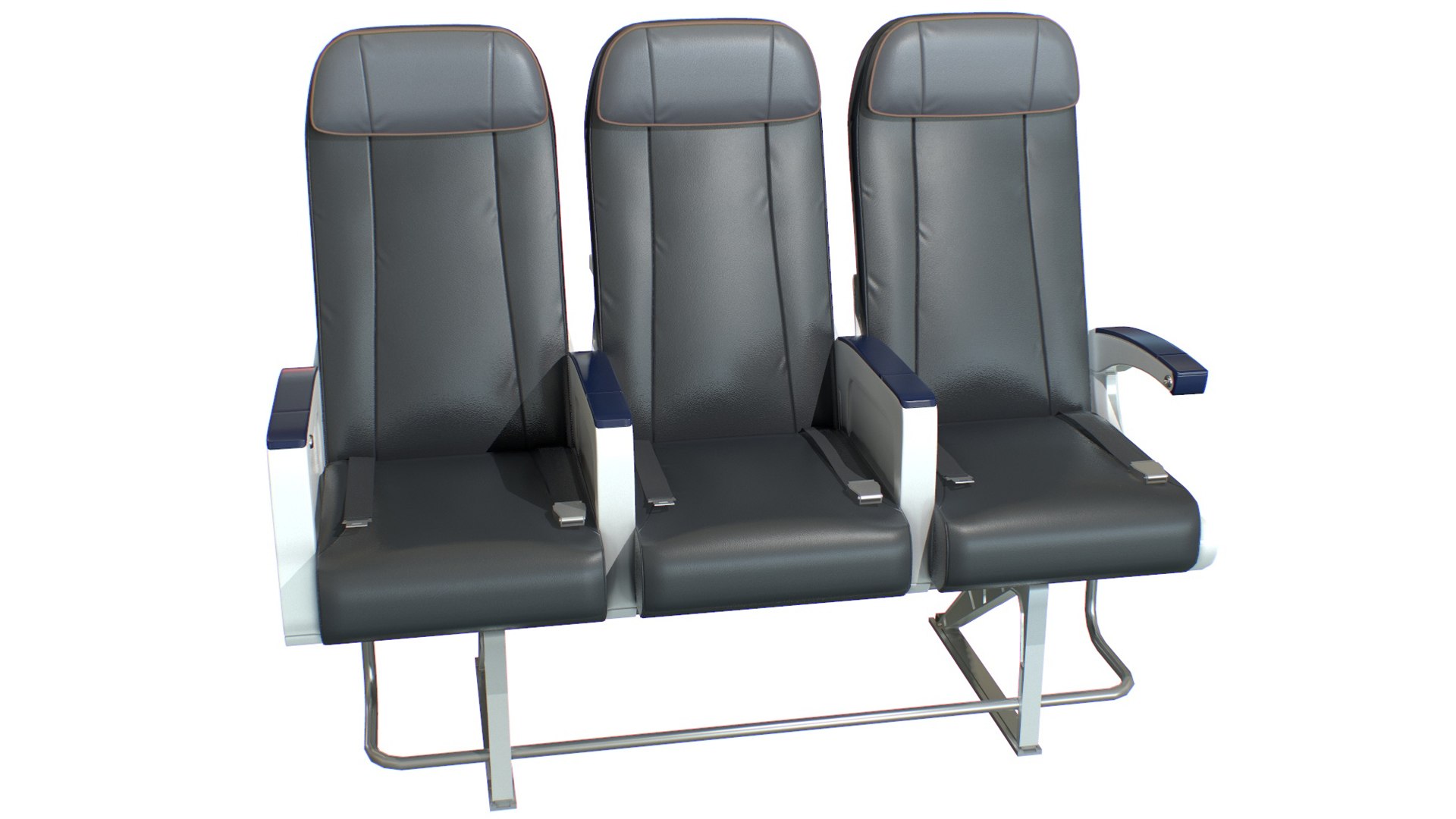 3D Airplane Economic Seat Model - TurboSquid 2130703