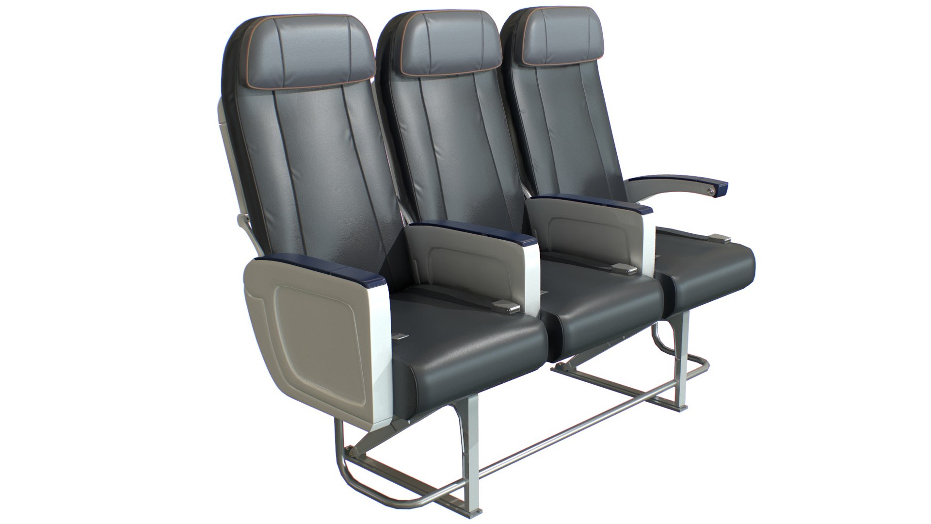 3D Airplane Economic Seat Model - TurboSquid 2130703