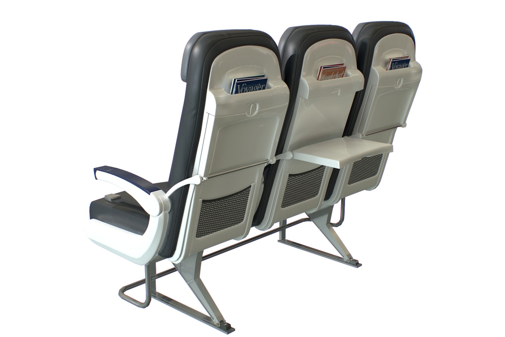 3D Airplane Economic Seat Model - TurboSquid 2130703