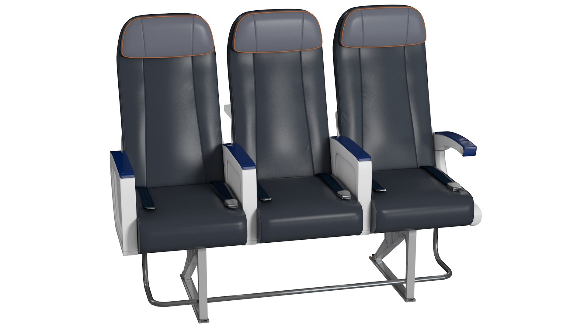 3D Airplane Economic Seat Model - TurboSquid 2130703