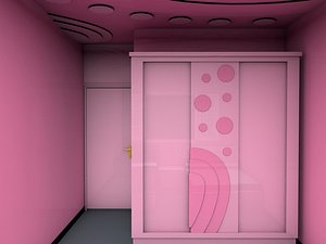 architecture interior 3d model