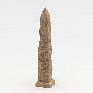 Low Poly Ancient Egyptian Obelisk  Game Ready PBR 4K Environment Asset