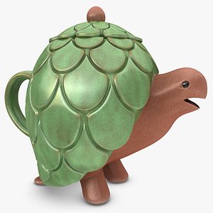 turtle teapot 3d model