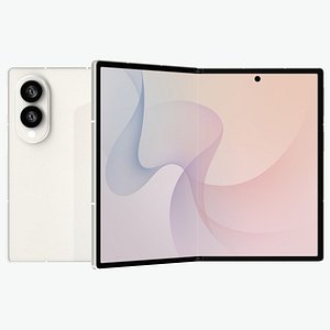 Samsung Galaxy Z Fold 8 Cream model