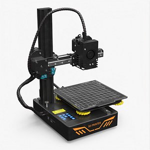 Mini Home 3D Printer Rigged for Maya 3D model
