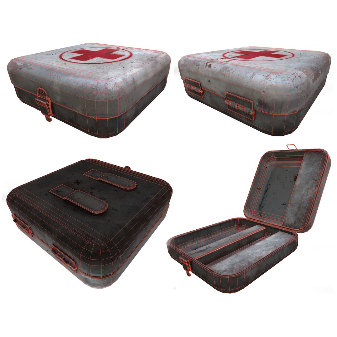 Photorealistic aids kit 3D - TurboSquid 1583555