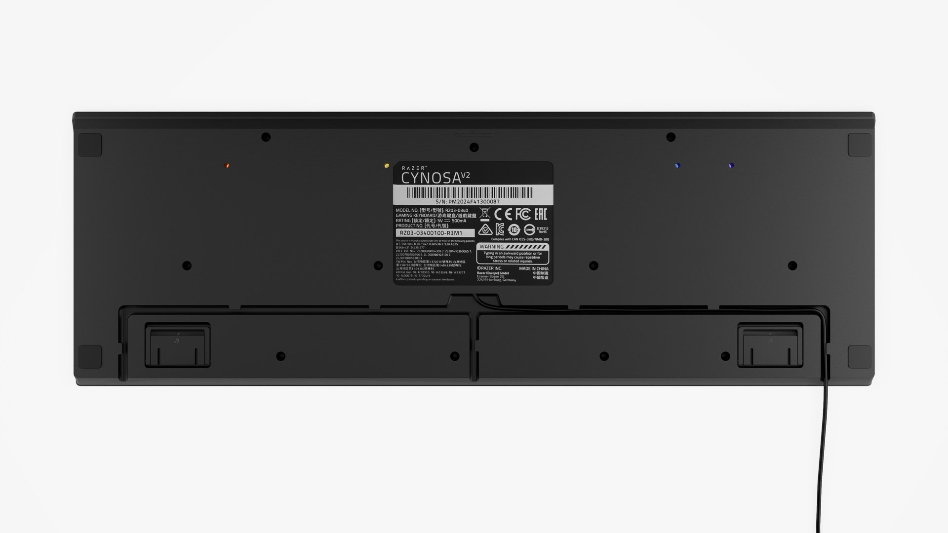 Free Razer Cynosa V2 3D TurboSquid 2184765