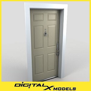3d residential entry door 15