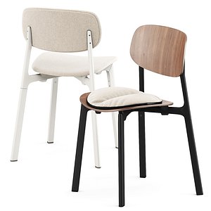 Colander chair wood and padded