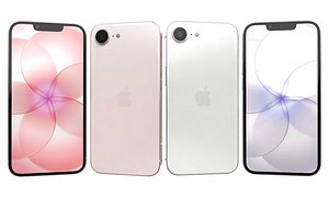 Apple iPhone 17e White And Pink 3D