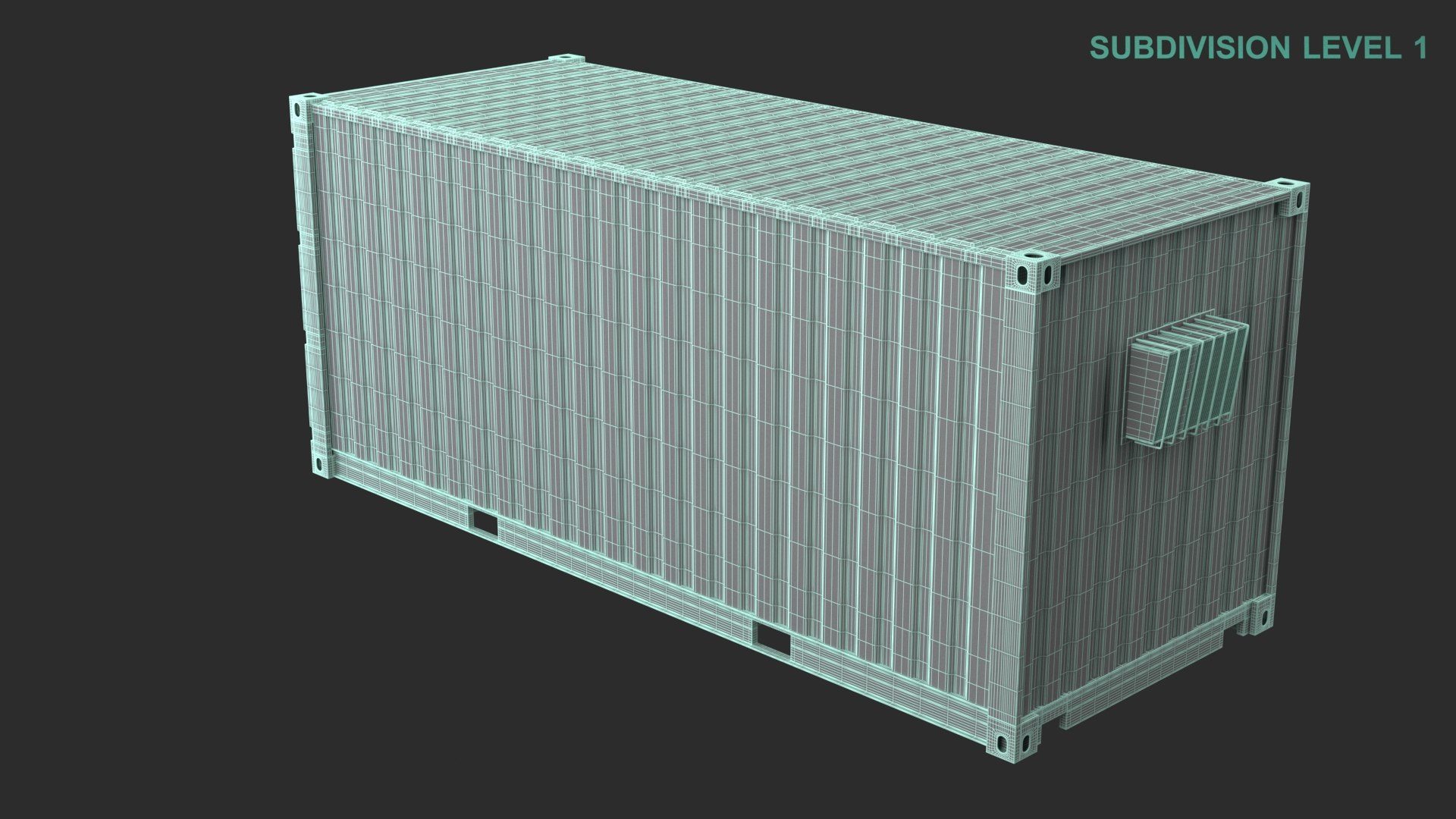 Office Container With Interior 3D - TurboSquid 2018019